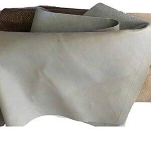 Natural Hide Pieces Genuine Leather Remnants Mixed Colors Various Sizes Shapes Soft Flexible Material Craft Supply Bulk Package Two Pounds Cow Leather Perfect For DIY Projects Bookbinding Wallet Making Handbags Book Covers Artisan Crafts