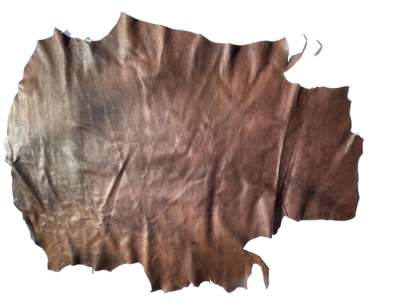 Natural Sheepskin Hide Whole Lambskin Material Genuine Leather Piece Soft Flexible Texture Premium Quality Craft Supply Large Size Hide Five Seven Square Feet Various Color Options Garment Material Fashion Design Resource Leather Working