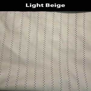 Perforated Lambskin Leather Hide Material Craft Supply Premium Quality Thin Sheet Flexible Soft Texture Genuine Dotted Pattern Jewelry Light Beige