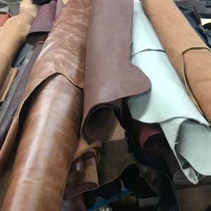 Full Grain Cowhide Leather – Upholstery Hides, Handbag Material (4&#39; x 5&#39; to 5&#39; x 6&#39;)