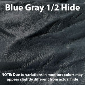 Half Cow Hide Upholstery Leather Hides Full grain and top grain leather Size: 2' x 4' or larger various colors image 4