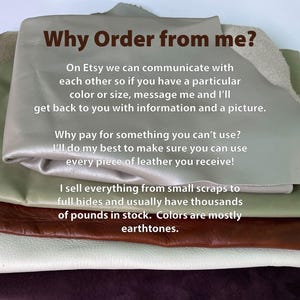 Genuine Cow Leather Pieces Craft Supply Material Natural Hide Remnants Soft Flexible Texture Mixed Colors Various Sizes Top Grain Full Grain Quality Two Pounds Bulk Package Perfect For Leather Working Projects Bookbinding Wallet Making