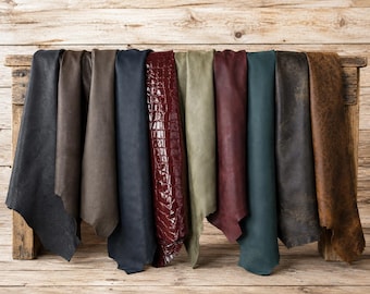 Full Grain Leather Hide Whole Upholstery Furniture Repair Material Bag Making Cowhide Premium Top Grain Genuine Quality Brown Sheet Craft