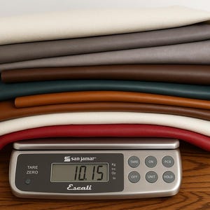 10 Pounds Bulk Leather Cowhide Scrap remnants for crafting.  Upholstery leather mixed colors  10-30 pieces per bag.  Choose your own colors