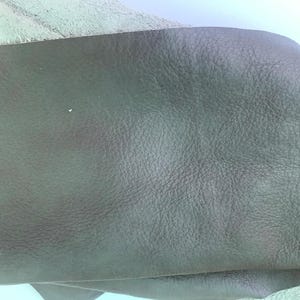 Upholstery Leather Pieces Gray Cowhide Remnants Furniture Industry Scraps Premium Quality Material Various Shades Collection Two Pounds Package Multiple Pieces Assortment Craft Supply Bundle DIY Projects Material Wallet Making Jewelry