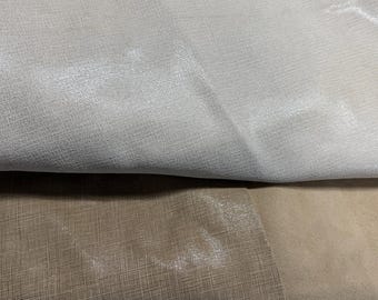 Metallic Leather Hide Embossed Cowhide Pearl Upholstery Genuine Craft Material Handbag Wallet Making Supply Furniture Covering Sheet