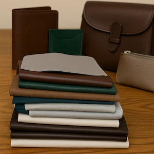 Real Genuine Leather Scraps – Large Remnants, Cowhide leather, For bookbinding, Full top grain upholstery Leather.  Color requests welcome