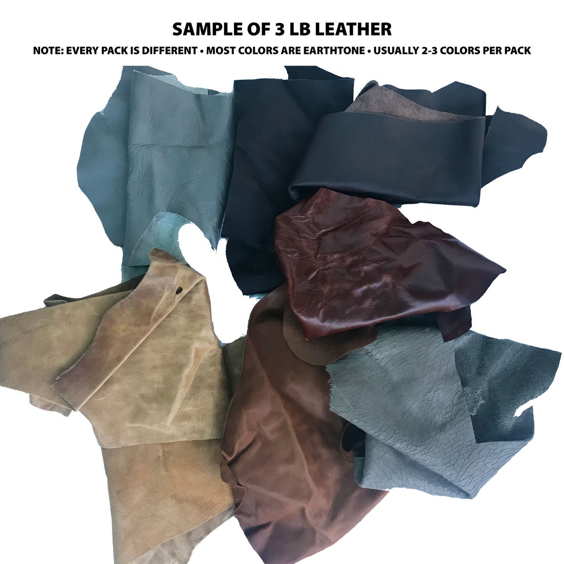 Genuine Leather scraps for crafting Scrap leather pieces Etsy