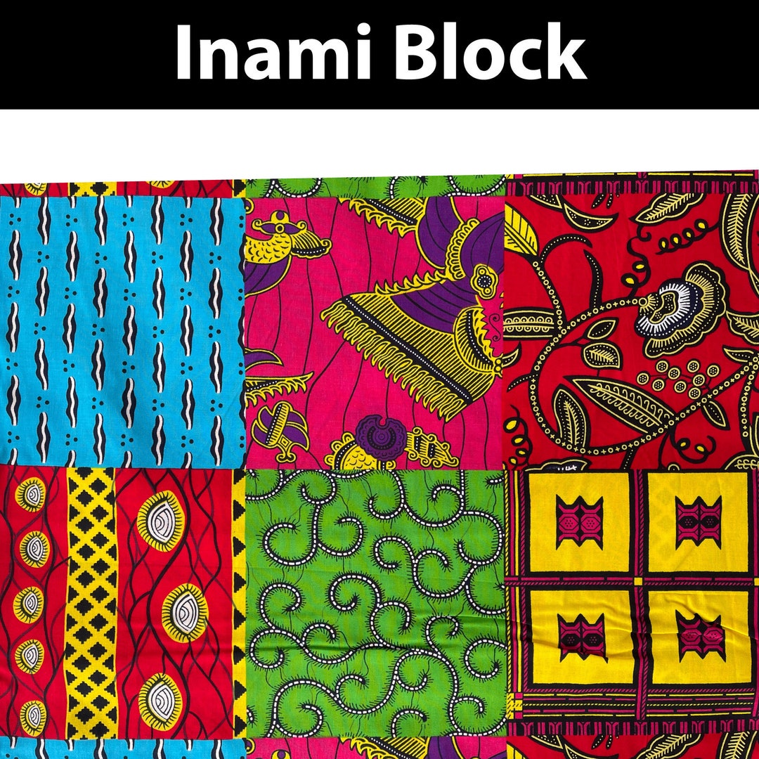 African Print Quilting Cotton Fabric. 100 Cotton in a Variety of Bright, Colorful Prints