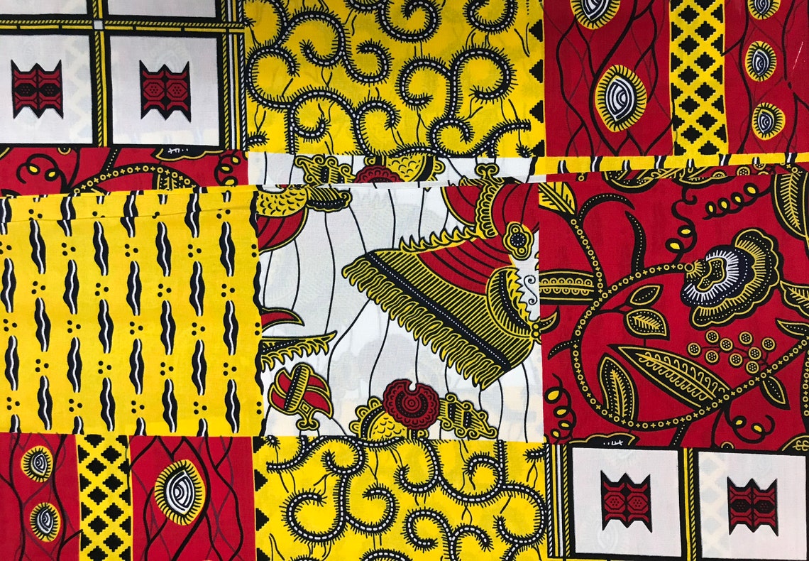 African Print Quilting Cotton Fabric. 100 Cotton in a Variety Etsy