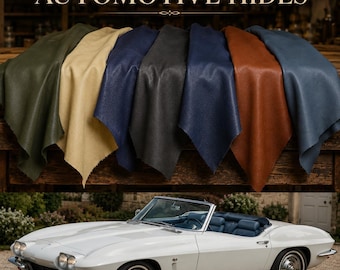 Automotive Leather Hide Genuine Cowhide Car Upholstery Leather Material Vehicle Interior Restoration Furniture Reupholstery Fabric Large