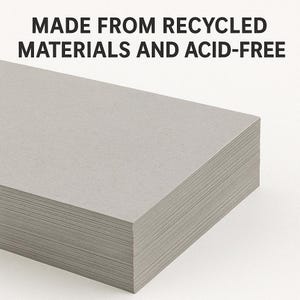 Small Business Essential Kraft Chipboard Sheets Recycled Cardboard Material Professional Grade Quality Natural Tan Color Photo Backing Support Packaging Material Foundation Notepad Backing Structure Sign Making Material Eco Friendly