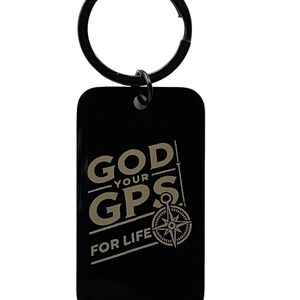 Christian Keychain Gift Faith Reminder Daily Prayer Inspirational Scripture Proverbs Bible Verse Engraving Black Gold Stainless Steel
