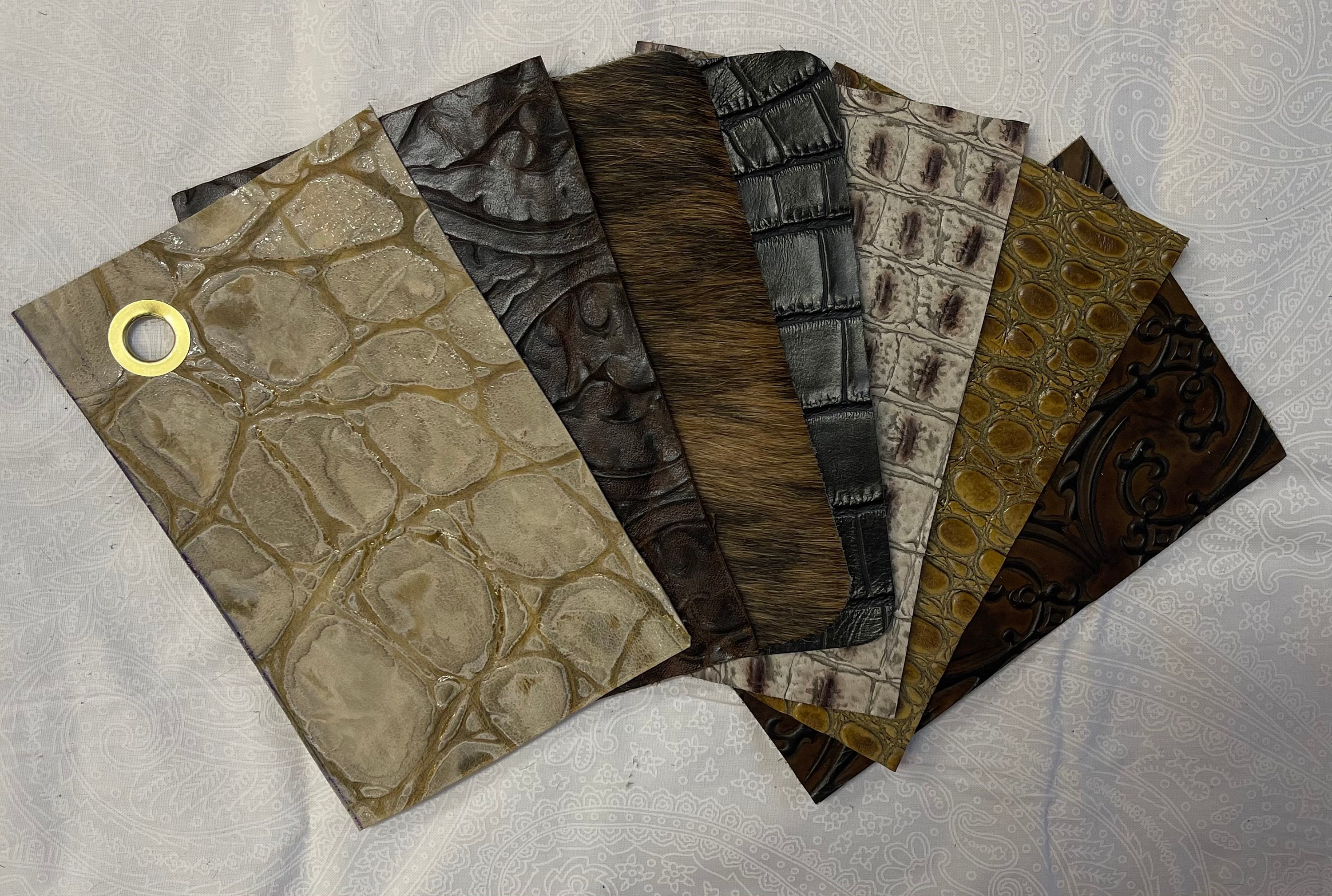 Embossed Leather Sheets for Jewelry Making. 7 Sheets per Pack Etsy