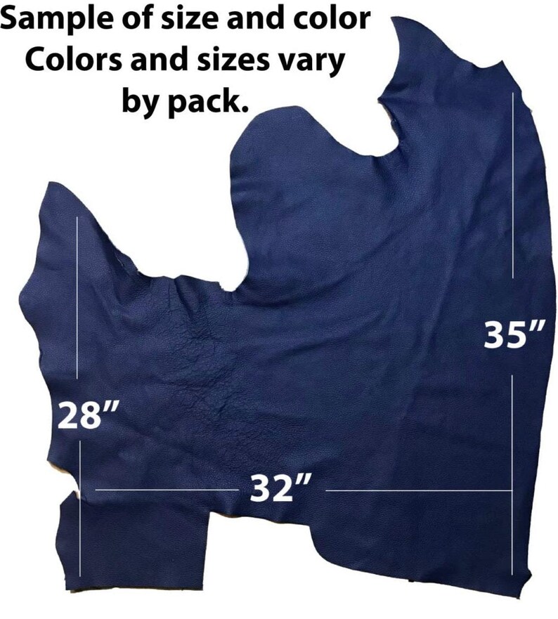 Scrap Leather Pieces Real Leather Craft Supply Bulk Material Natural Hide Genuine Cow Leather Remnant Mixed Color Soft Flexible Bookbinding Bild 8