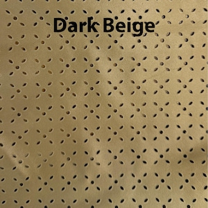 Perforated Lambskin Leather Hide Material Craft Supply Premium Quality Thin Sheet Flexible Soft Texture Genuine Dotted Pattern Jewelry Dark Beige