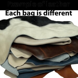 Leather Craft Supply Earth Tone Bundle Natural Material Collection Genuine Upholstery Remnants Perfect DIY Projects Small Leather Goods Jewelry Making Bookbinding Supplies Wallet Creation Bag Making Material Premium Quality Pieces Assorted