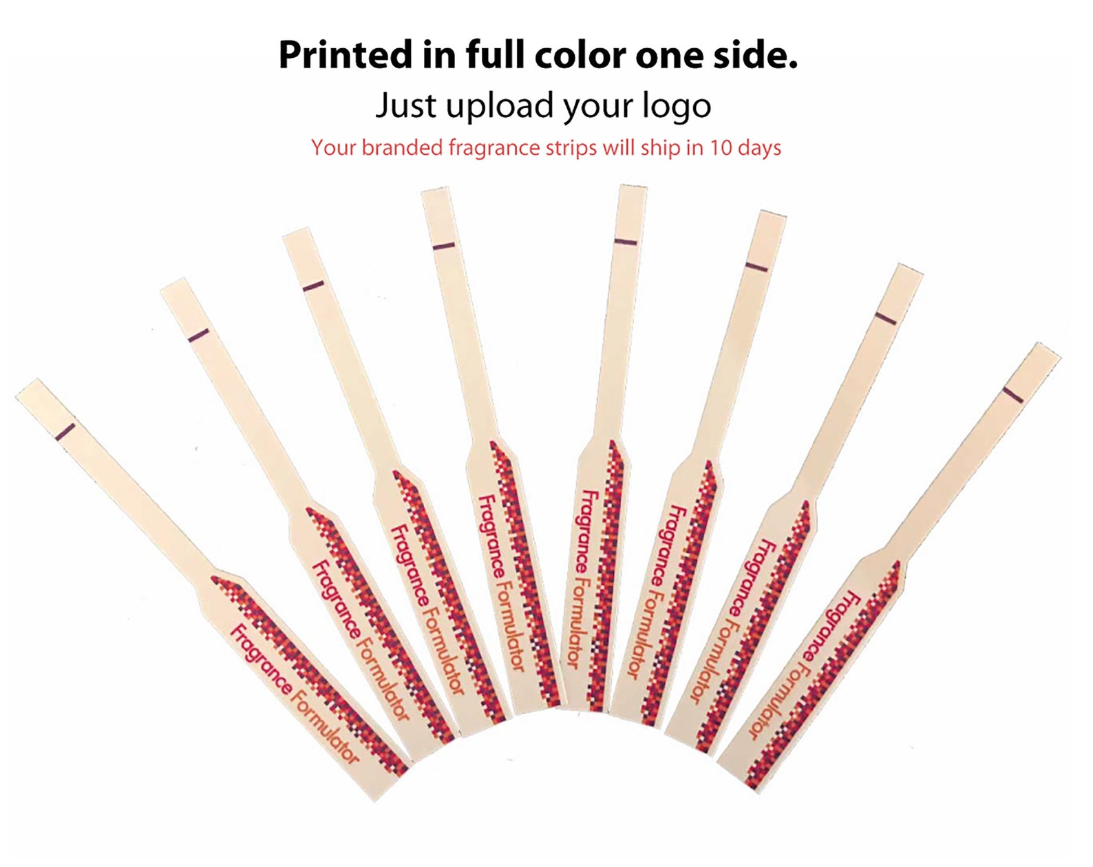 Personalized Fragrance Perfume Test Strips Printed With Etsy