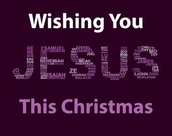 Christmas Yard Sign - Wishing You Jesus this season.  The size is 18 x 24" and includes H stake