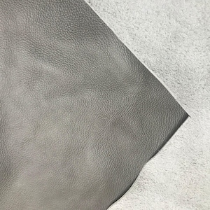 Leather Working Material Gray Cowhide Scraps Genuine Leather Remnants Various Shades Collection Upholstery Quality Pieces Two Pounds Bundle Multiple Sizes Assortment Furniture Grade Material Craft Supply Package Wallet Making Jewelry Design