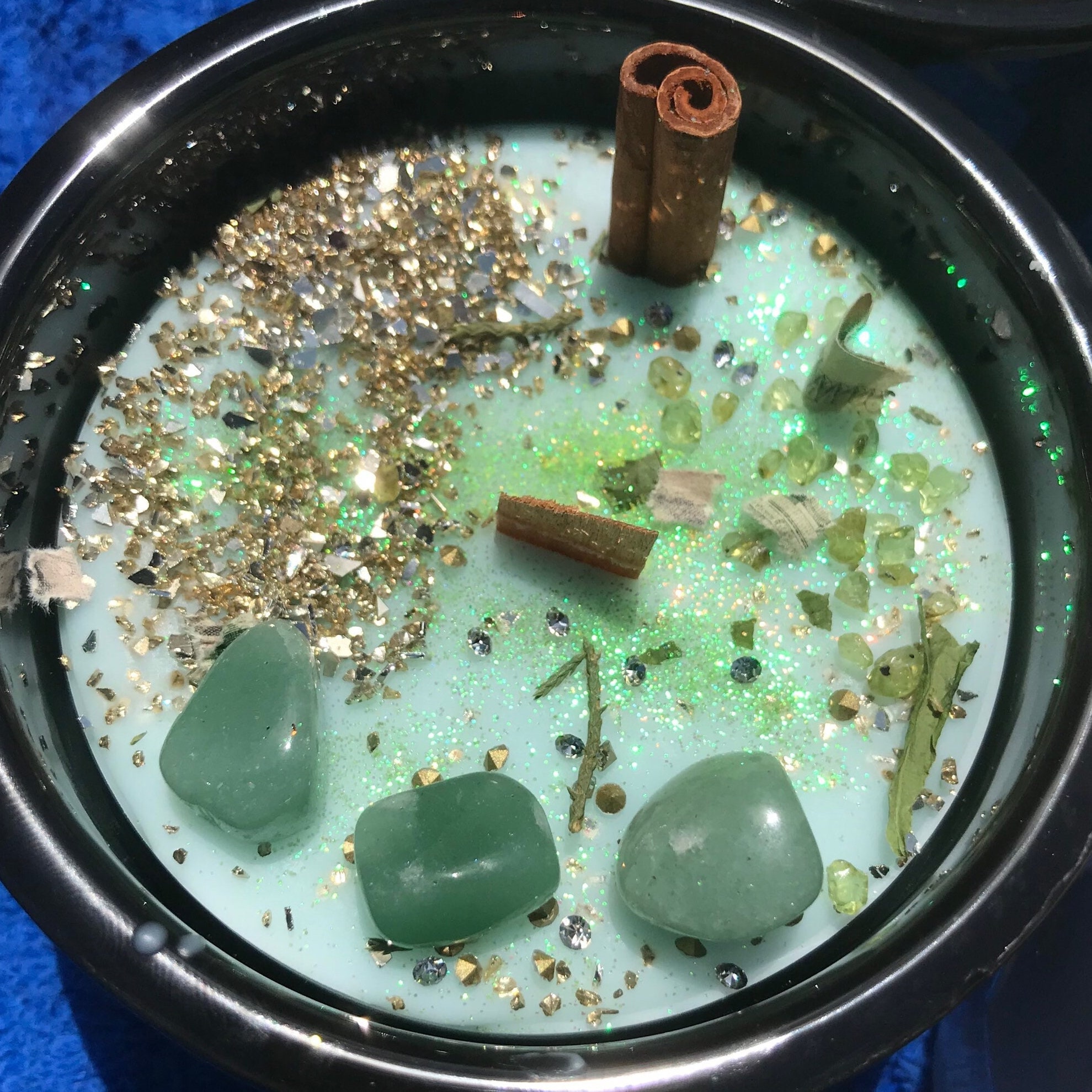 Large Big Bank Money candle/money candle/ abundance/green candle/ prosperity /spell candle / money drawing/cash candle