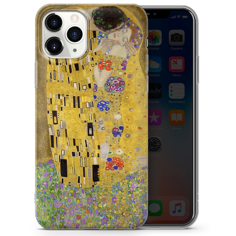 Gustav Klimt Fine Art Phone Case, Painting for iPhone 15 Pro Max, 14, 13, SE, Xr, 12, Xs, 11, Samsung S23, A33, S20, S10, S22, Huawei P30 1