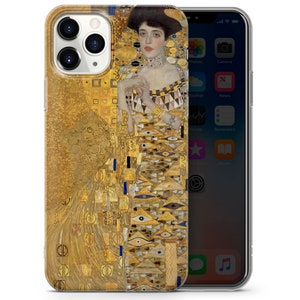 Gustav Klimt Fine Art Phone Case, Painting for iPhone 15 Pro Max, 14, 13, SE, Xr, 12, Xs, 11, Samsung S23, A33, S20, S10, S22, Huawei P30 5