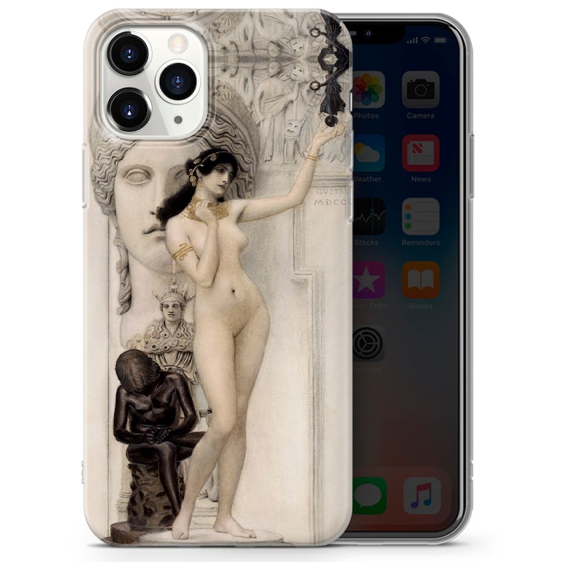 Gustav Klimt Fine Art Phone Case, Painting for iPhone 15 Pro Max, 14, 13, SE, Xr, 12, Xs, 11, Samsung S23, A33, S20, S10, S22, Huawei P30 3