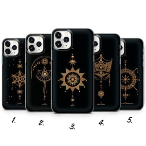 Coque de portable porte-bonheur sorcière Tarot pour iPhone 15 Pro Max, 14, 13, SE 2020, Xr, 12, Xs, 11, Samsung S23, A33, S20, S10, S22, Huawei P30