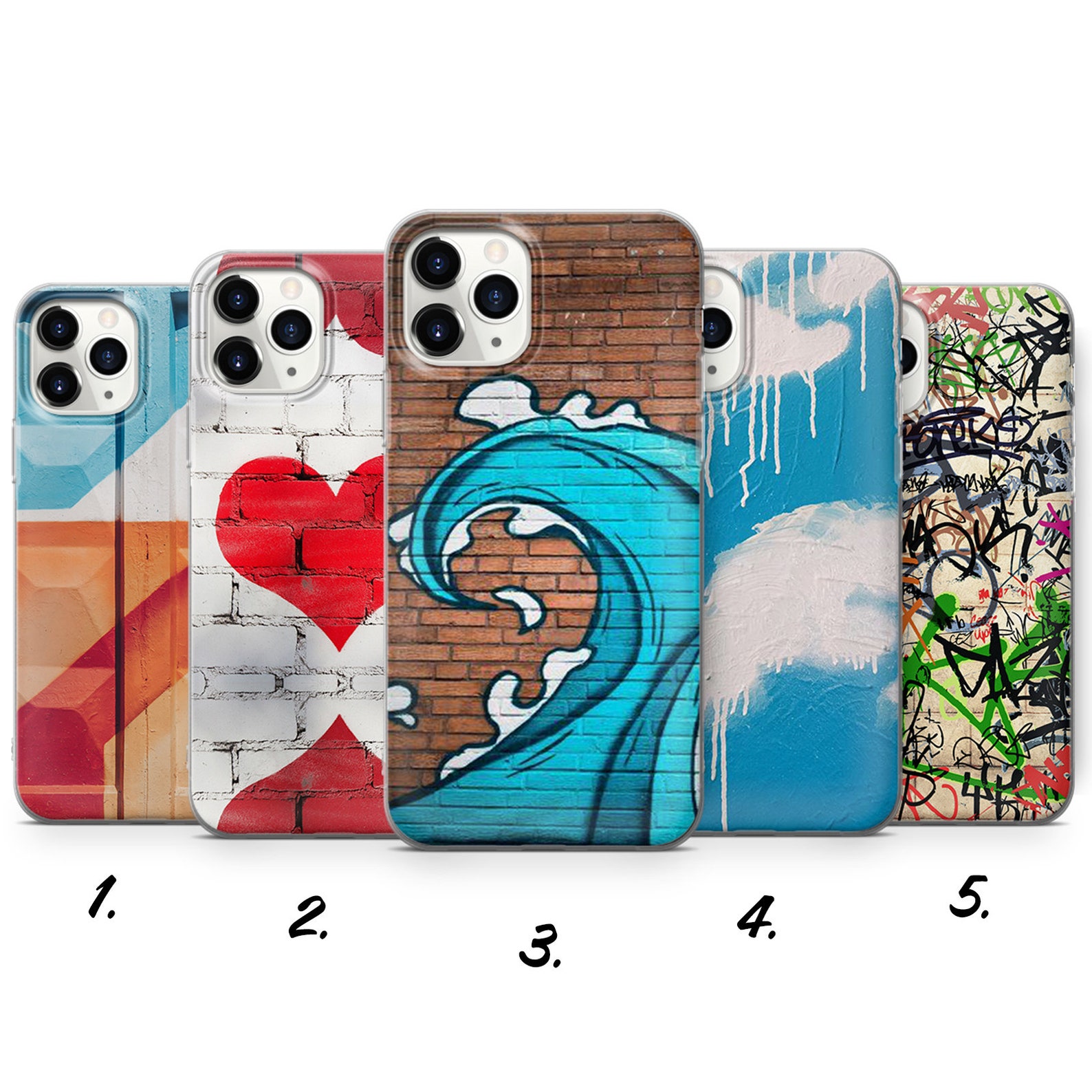 Graffiti Phone Case Colourful Graffiti Art Streetart Cover for Etsy