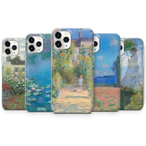 Claude Monet Art Phone Case, Impressionism for iPhone 15 Pro Max, 14, 13, SE, Xr, 12, Xs, 11, Samsung S23, A33, S20, S10, S22, Huawei P30