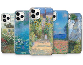 Claude Monet Art Phone Case, Impressionism for iPhone 15 Pro Max, 14, 13, SE, Xr, 12, Xs, 11, Samsung S23, A33, S20, S10, S22, Huawei P30