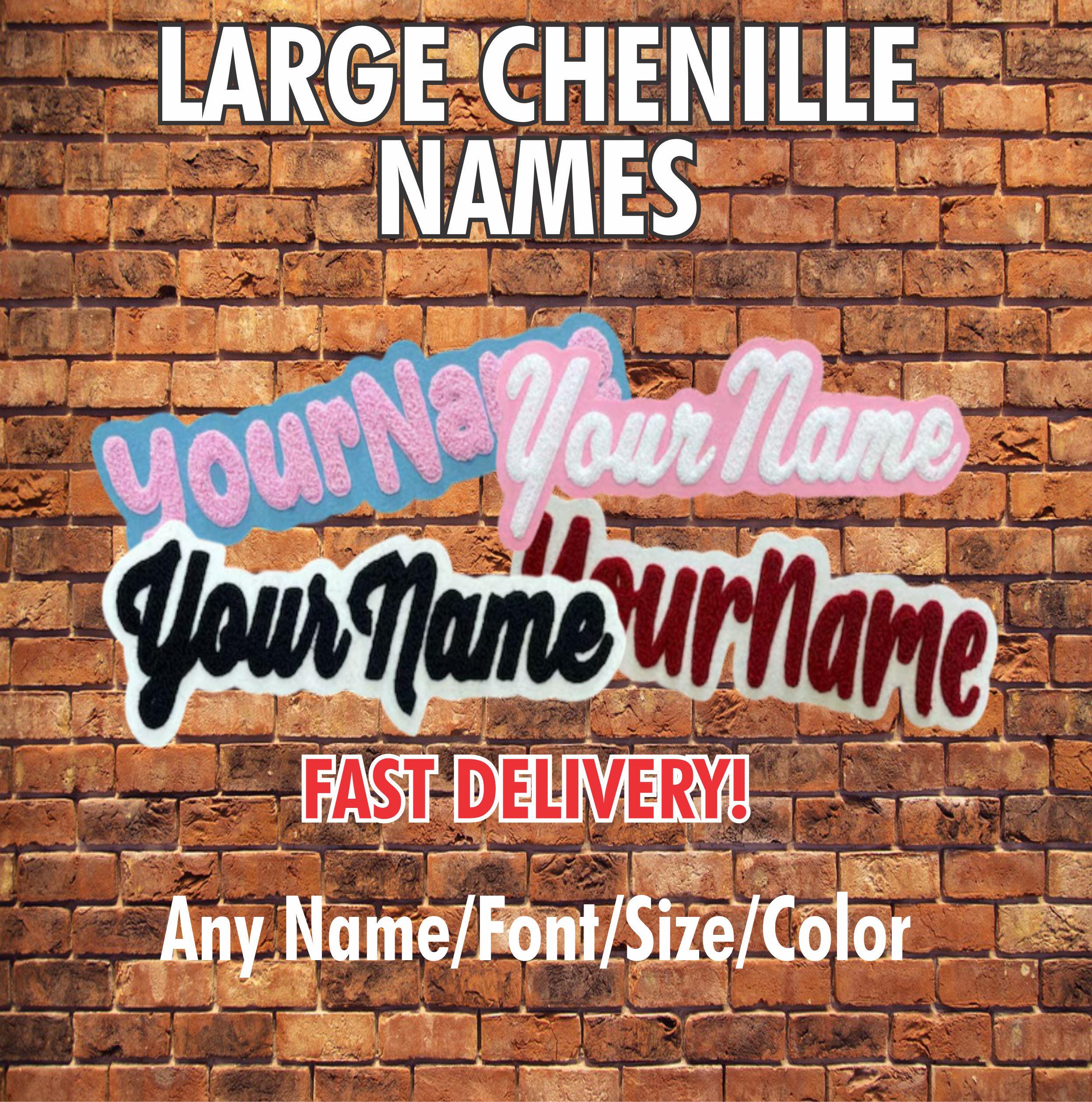 Script Chenille Letters - Etsy
