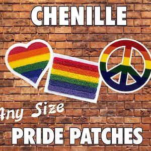 Custom Chenille Pride Patches