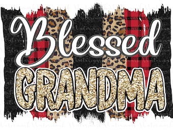 Bendita abuela, diseño de descarga digital de sublimación PNG