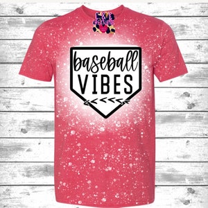 Baseball Vibes Bleached Tee