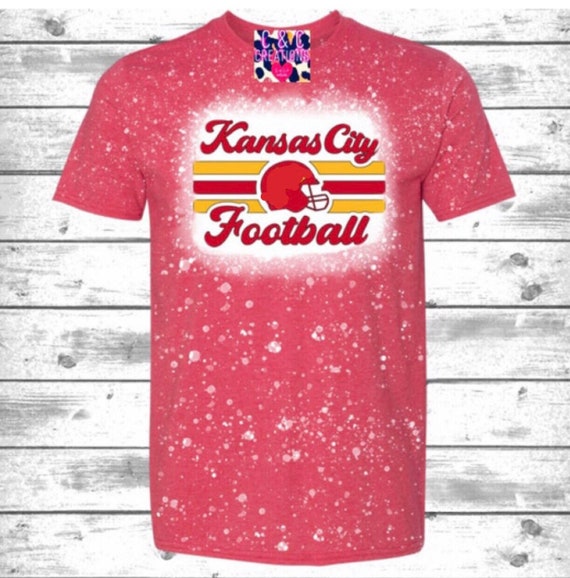 Football Helmets-Bleached Tee Football Helmets-Bleached Tee