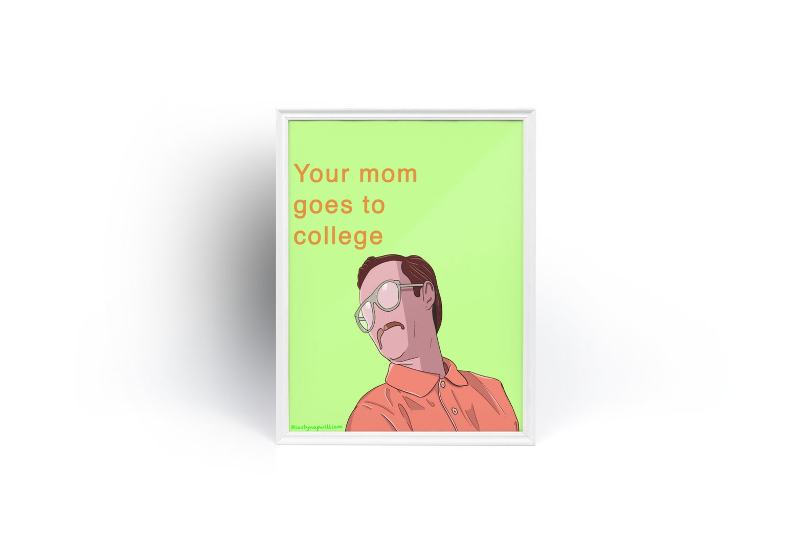 Kip Dynamite Your Mom Goes To College Poster Print Etsy