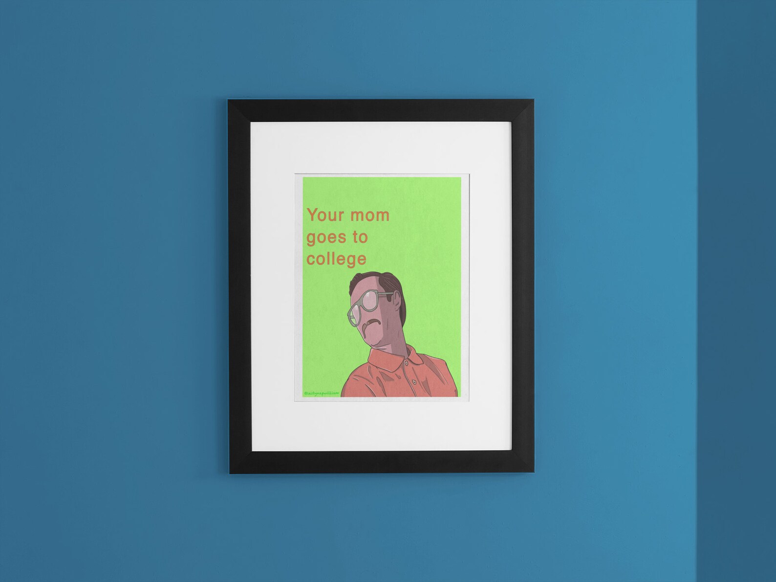 Kip Dynamite Your Mom Goes To College Poster Print Etsy