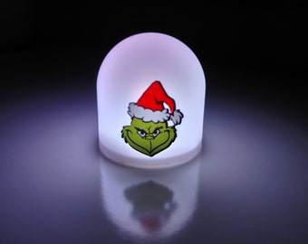 Christmas Mean One Color Changing Mini Night Light/ Peppermint candy/ Stocking Stuffer/ Christmas Gift