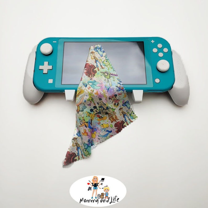 Blue Alien Microfiber Cleaning Cloth & Bag Holder/ Computer Etsy