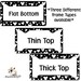 License Plate Frames/ Black and White License Plate Frame/ Custom License Plate/ Flat Bottom/ Thin Top/ Thick Top/ Car Frames 