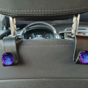2pc Car Seat Headrest Hook Universal Carbon Fiber Holder for Mobile Phone Handbag Coat Etc. Etsy
