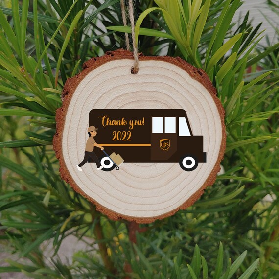 Ups Christmas Schedule 2022 2022 Ups Christmas Wood Slice Ornament/2022 Christmas | Etsy India