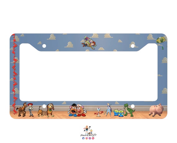 License Plate Frames Toys and Friends License Plate Frame Custom