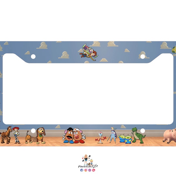 License Plate Frames/ Toys and Friends License Plate Frame/ Custom License Plate