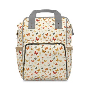Personalized Butterfly Diaper Bag/ Baby Bag/ Personalized Backpack/ Multiuse Backpack/ Expecting Mom Gift/Custom Diaper Bag/Baby Shower Gift