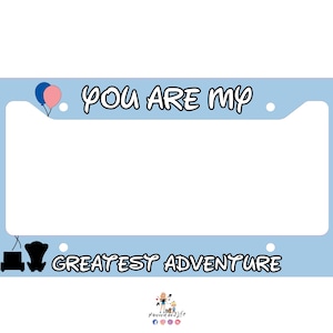 Pixar up License Plate Frame Etsy