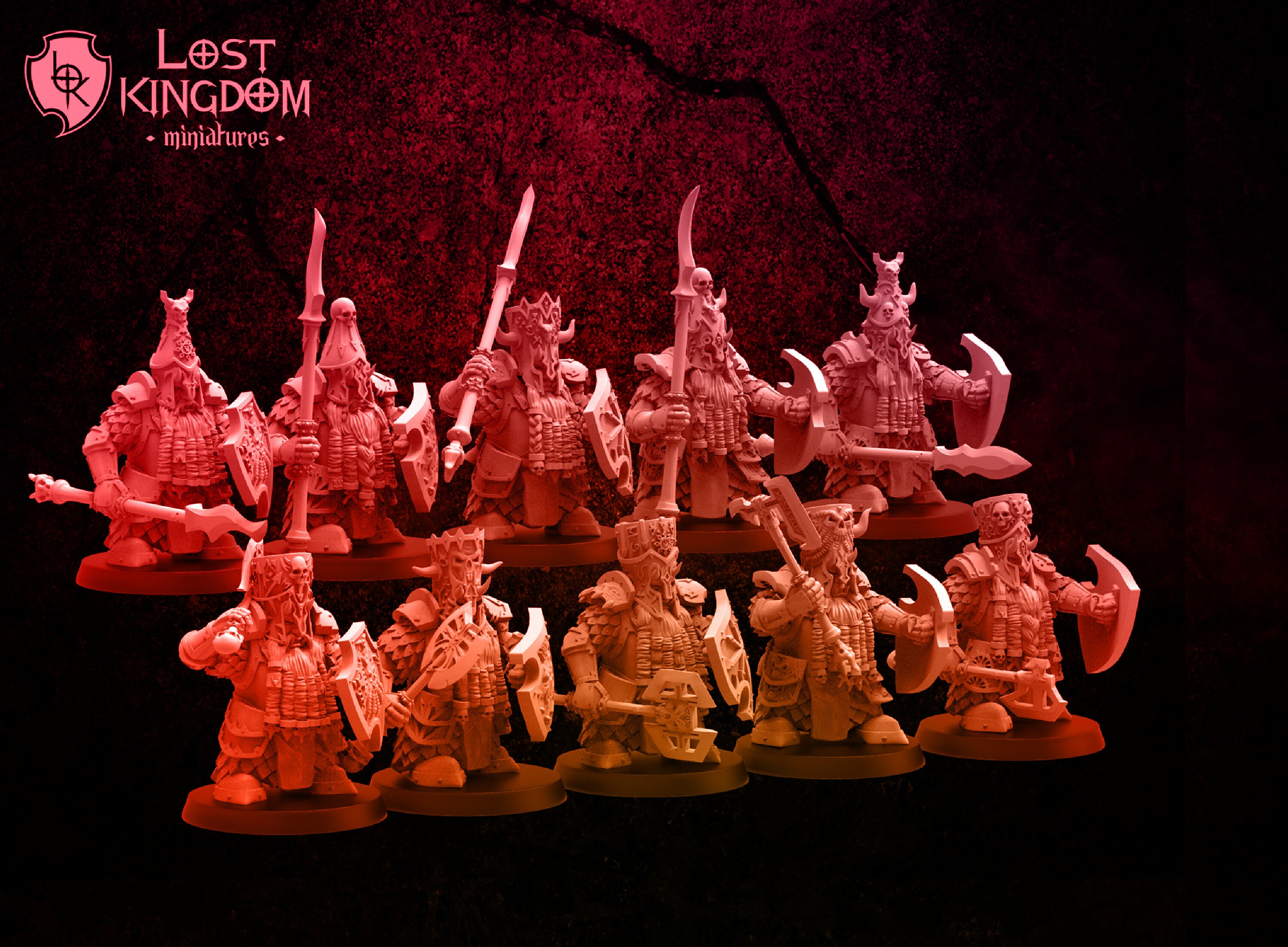 Magmhorin Warriors Infernal Guard Ironsworn of Legion of Etsy