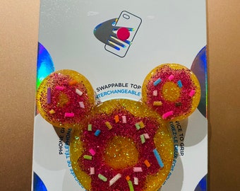 Mickey Donut Inspired Phone Grip